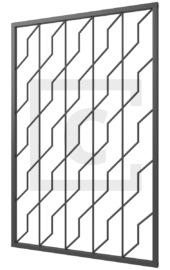 Сварная решётка на балкон 1-10