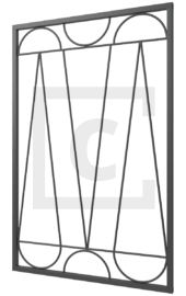 Решётка на окно сварная 1-153