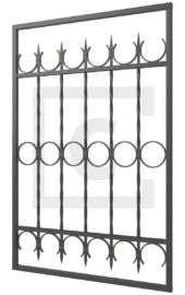 Решётка на окно кованая 5-32