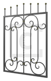 Решётка на окно кованая 7-34