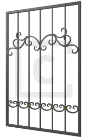 Решётка на окно кованая 5-65