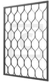 Современная решётка стальная 3-81